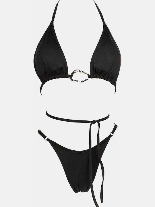 Set Bikini Dreieck Schwarz