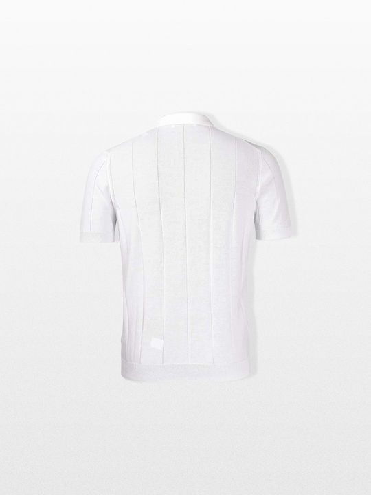 Polo Herrenbluse Weiß