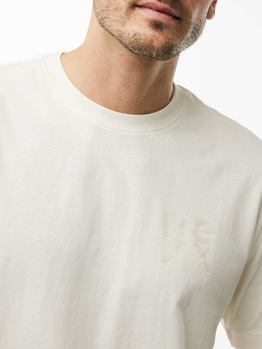 T-shirt Κρεμ