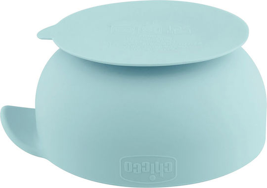 Chicco Kids Silicone Food Bowl Light Blue