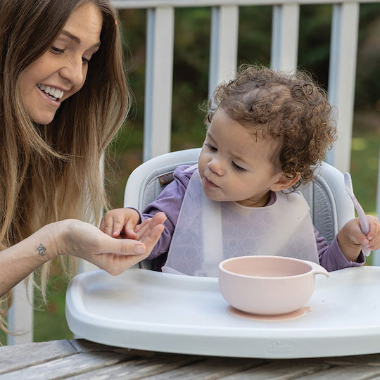 Chicco Toddler Food Bowl Silicone Beige