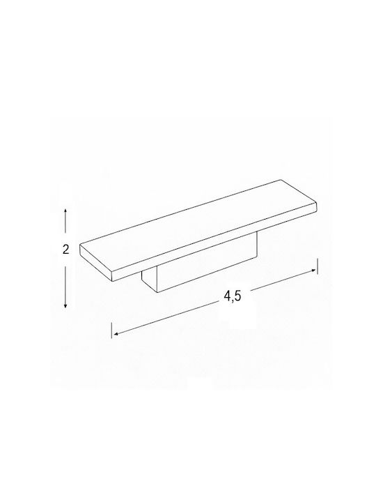 Finetto 80926 Knob Furniture made of Metallic Black 1pcs Finetto 80926 Knob Furniture made of Metallic Black 1pcs