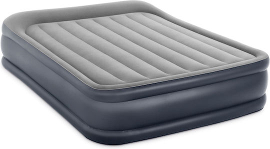 Intex Aufblasbare Camping-Luftmatratze Doppel 203x152x42cm Grau