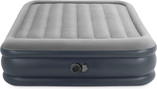 Intex Aufblasbare Camping-Luftmatratze Doppel 203x152x42cm Grau