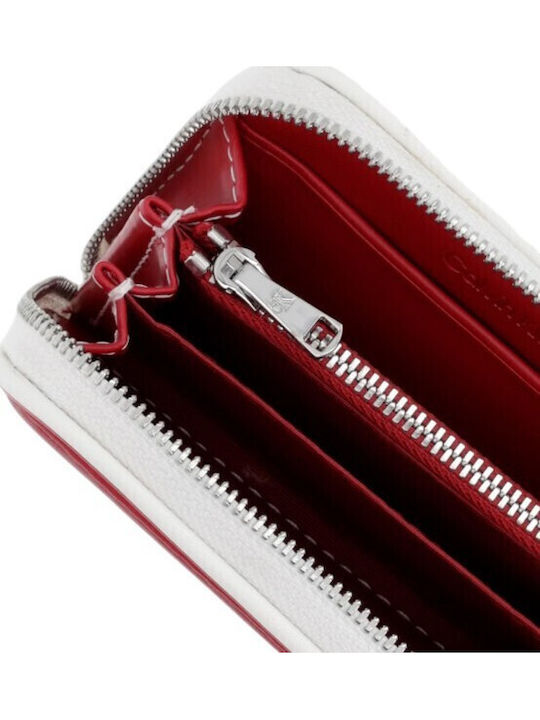 Small Women's Wallet with RFID Red