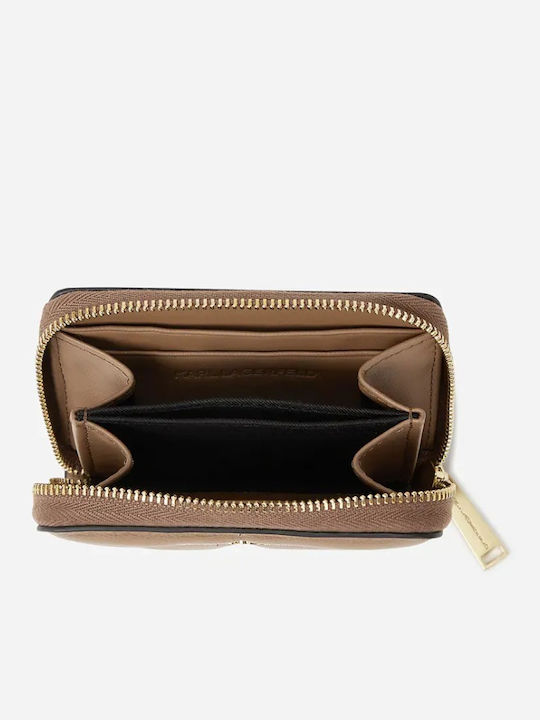 Kleines Leder Damenbrieftasche Karten Braun