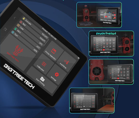 Afișaj Tactil Pentru Imprimantă 3D Bigtreetech K-touch V1.0 Compatibil Klipper