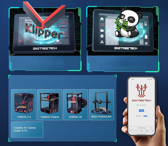 Afișaj Tactil Pentru Imprimantă 3D Bigtreetech K-touch V1.0 Compatibil Klipper