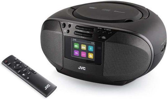 Jvc Rd-e664b-dab Cd Radio 2x2.5w Rms Bluetooth Usb Afișaj Lcd Ceas Telecomandă Negru