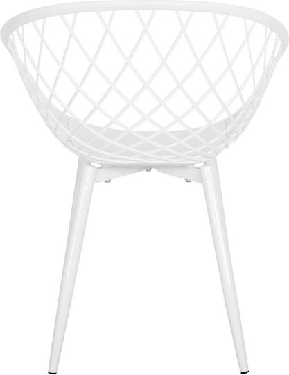 Dining Room Chair from Polypropylene White 62x54x81cm