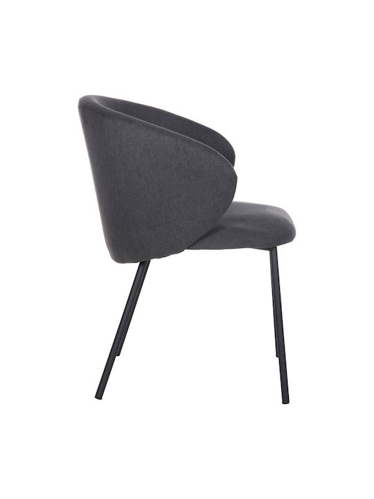 Metallic Dining Room Chair Gray 56x56x76cm