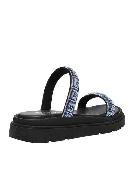 Sandale Casual Damă Flatforme Albastre