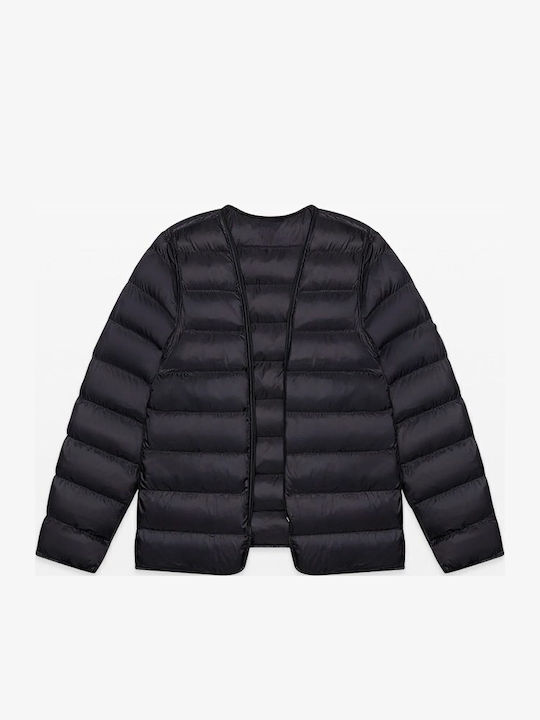 Overshirt Cu Mânecă Lungă Negru