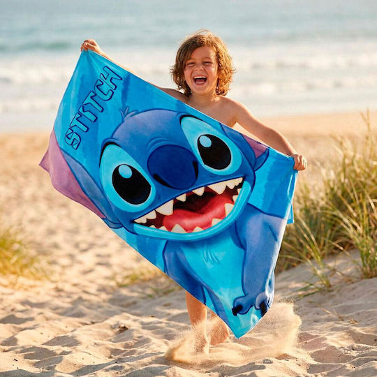 Πετσέτα Θαλάσσης Disney Stitch 70x140εκ