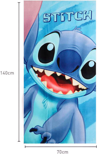 Πετσέτα Θαλάσσης Disney Stitch 70x140εκ