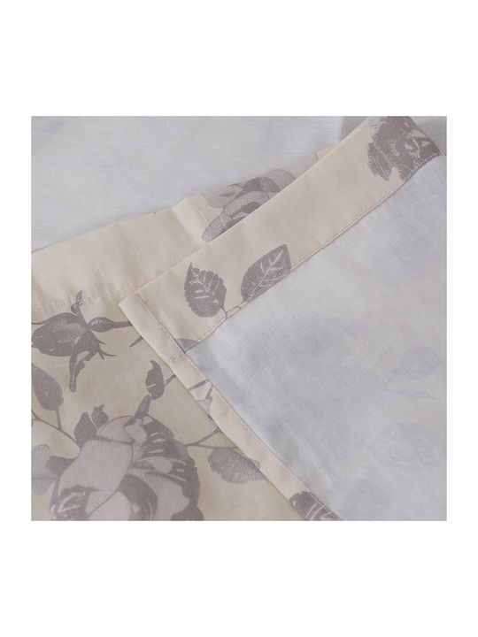 Beauty Home 12685 Double Bed Sheets Set 230x260cm Beige 4 Pieces 12685SEYD