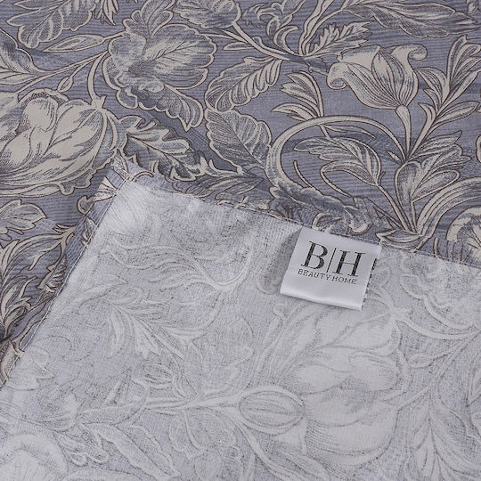 Beauty Home 12679 Set Bed Sheets Super King 230x260cm Gray (4 Pieces) 12679SEYD