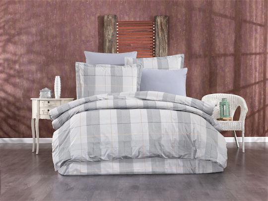 Dimcol Αντιγόνη Σετ Υπέρδιπλο 4τμχ 220x240εκ. 339 Grey