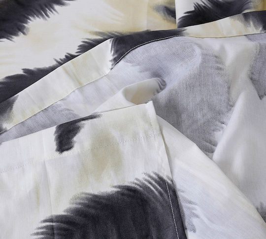 Beauty Home 12695 Super-Double Bed Sheets Set 230x260cm Beige 4 Pieces 12695SEYD