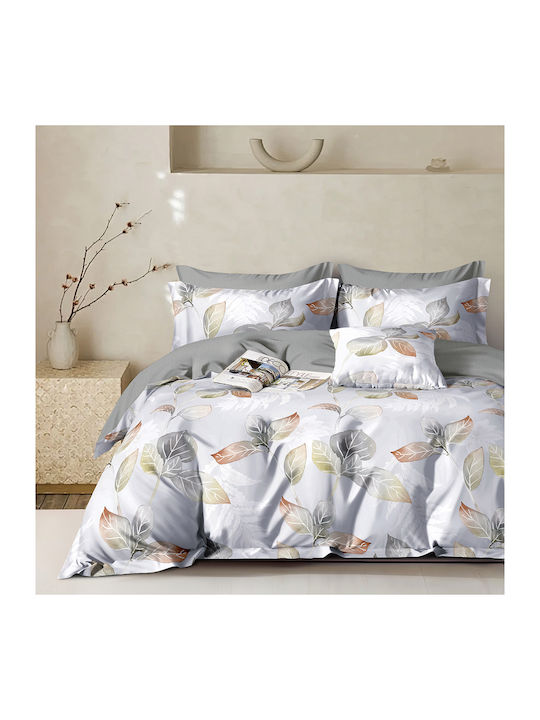 Beauty Home 12691 Σετ Σεντόνια Υπέρδιπλα 230x260εκ. Γκρι (4τμχ)