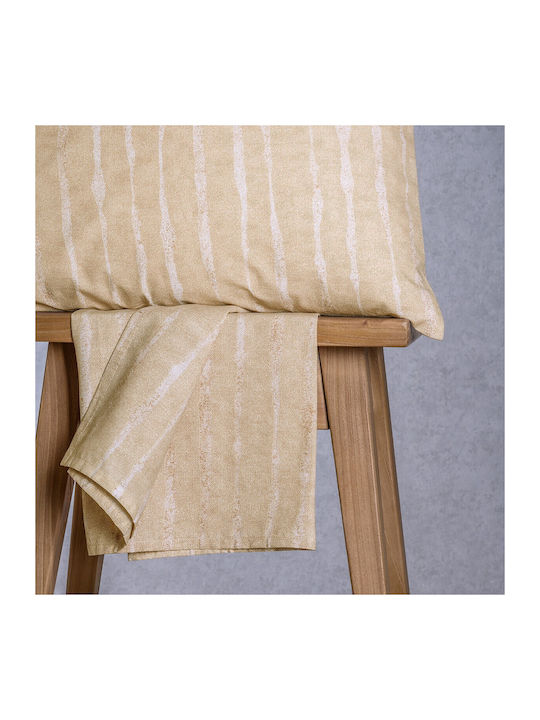 Melinen Kai Set Bed Sheet With 1 Pillowcase Single With Rubber Hugger 100x200+32cm 2 (2 Pieces)