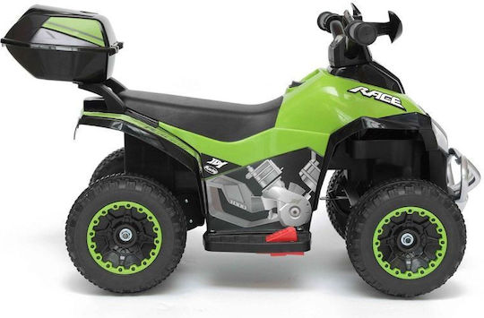 Kids Electric 6 Volt 4 Wheel Motorcycle Green For 3+ Years
