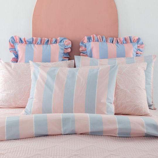 Palamaiki City Life Cl200 Bed Sheets Set King Size 270x260cm Multicolour 4 Pieces