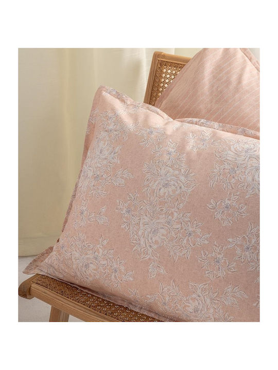 Palamaiki Estella Подредба Чаршафи Кралица 240x260см Корал (4 Бройки)