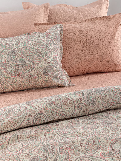 Palamaiki Estella Комплект Чаршафи King Size с Ластик 240x260+32см Многоцветни (4 броя)