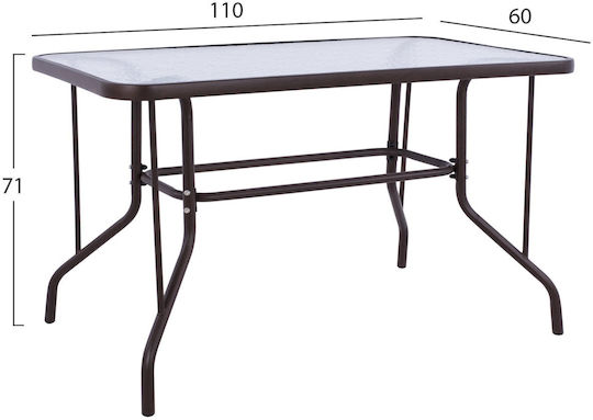 Garten- und Outdoor-Möbelsets Typsatz Speisesaal 5 Stück Braun FB910897.02 Garten- und Outdoor-Möbelsets Typsatz Speisesaal 5 Stück Braun FB910897.02