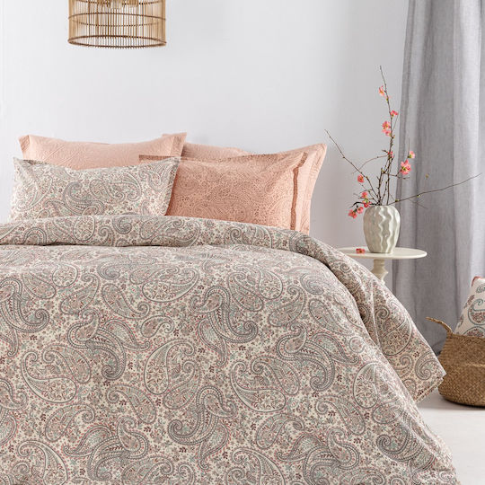 Palamaiki Estella Комплект Чаршафи King Size 270x260см Многоцветни 4 Броя