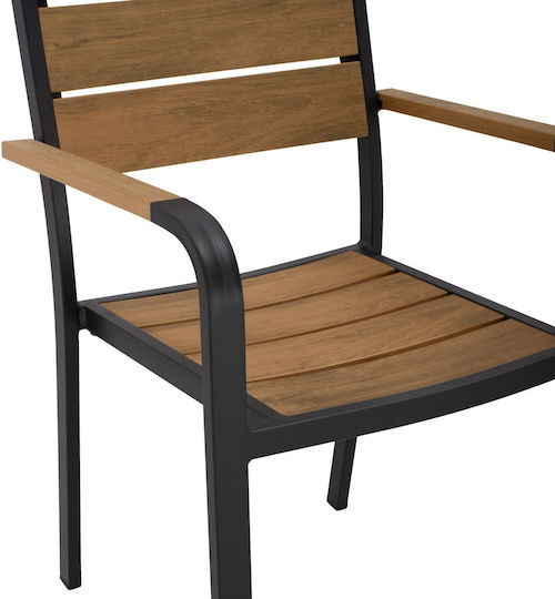 Garten- und Outdoor-Möbelsets Speisesaal Anthrazit 5 Stück