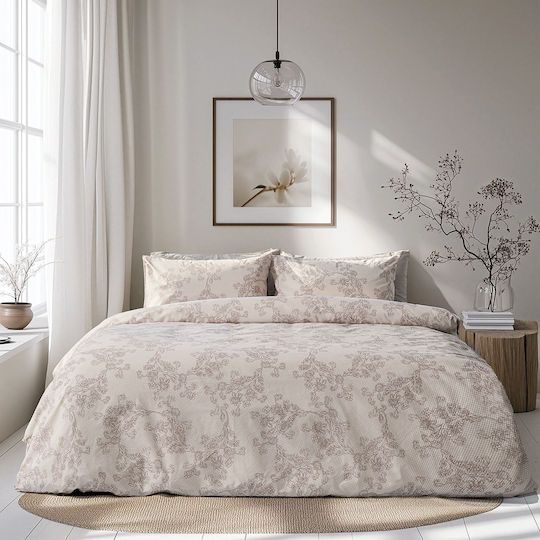 Beauty Home 12570 Σετ Μονό 3τμχ 170x260εκ. Μπεζ