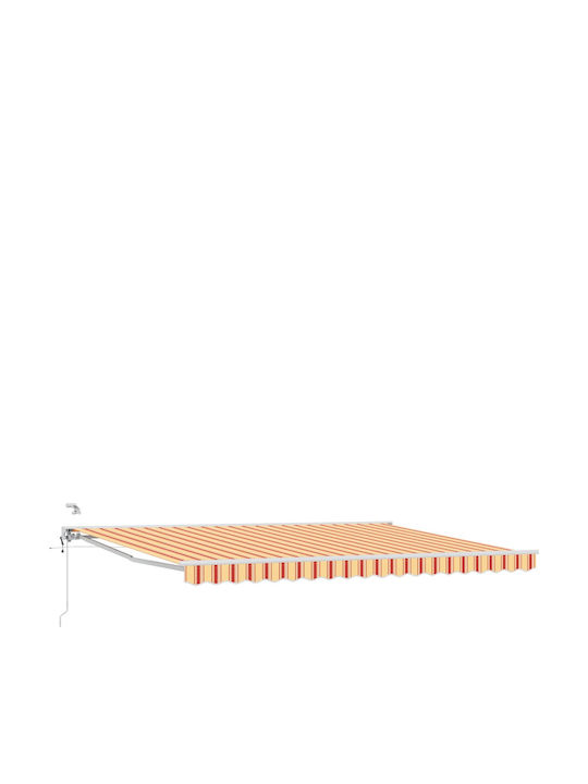 vidaXL Τέντα Βεράντας Ροζ 4x3.5m