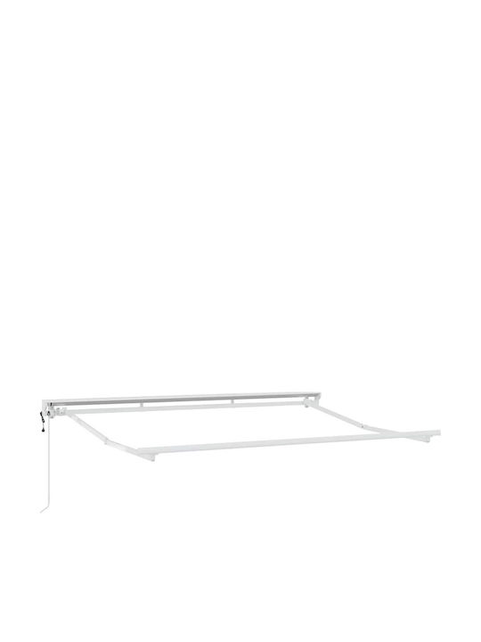 vidaXL Garden Awning Frame with LEDs 2.5x2m