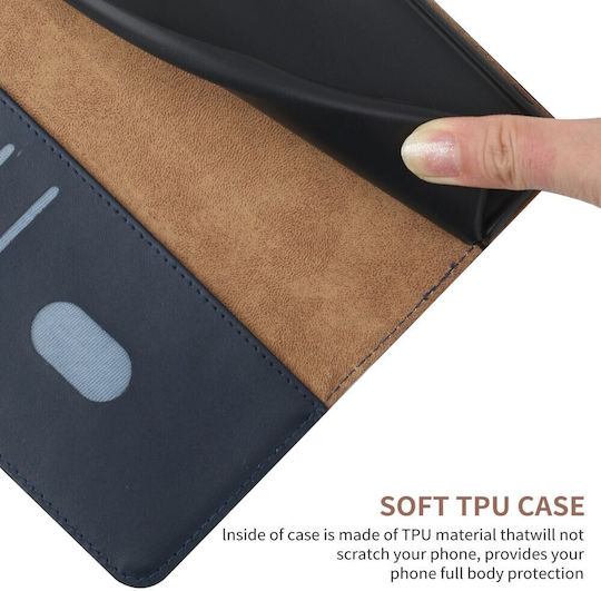 SSCase Wallet Δερμάτινο Μπλε (OnePlus Nord 6)