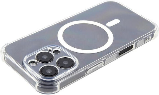 Magsafe Θήκη Σιλικόνης Air Cushion Γωνίες Transparent Apple Iphone 12