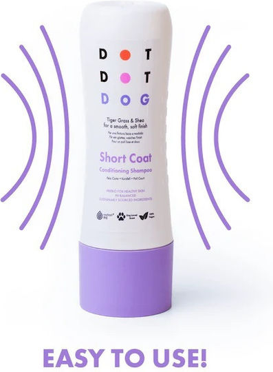 Balsam Shampoo Für Kurzes Haar Hunde Dotdotpet Vegan 100% Natürliche Zutaten 280 Ml