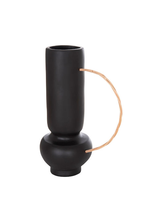 Freebox Decorative Vase Ceramic Orange Diameter 23xHeight 35cm