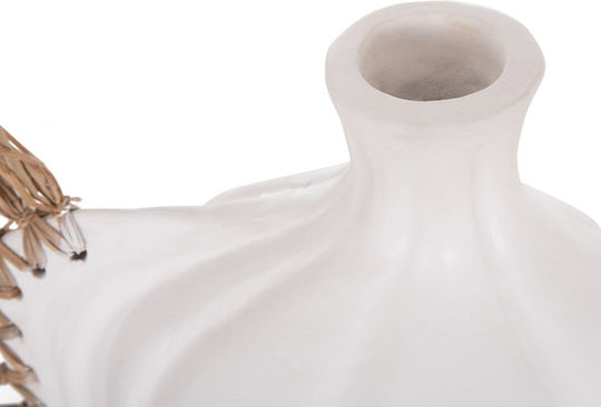 Freebox Decorative Vase Ceramic White 32x15xHeight 33cm