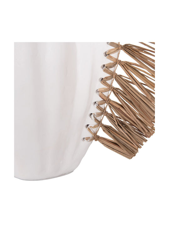 Freebox Decorative Vase Ceramic White 32x15xHeight 33cm