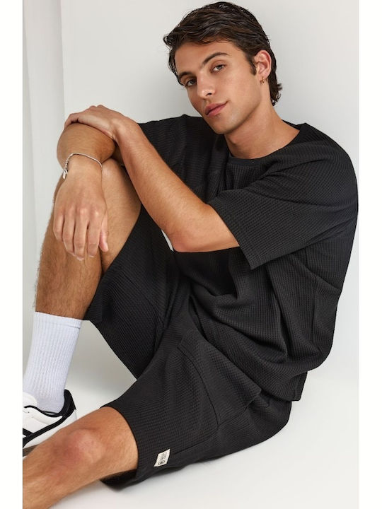 Sports Men's Bermuda Shorts Black FBM013-065-03-Regular Fit