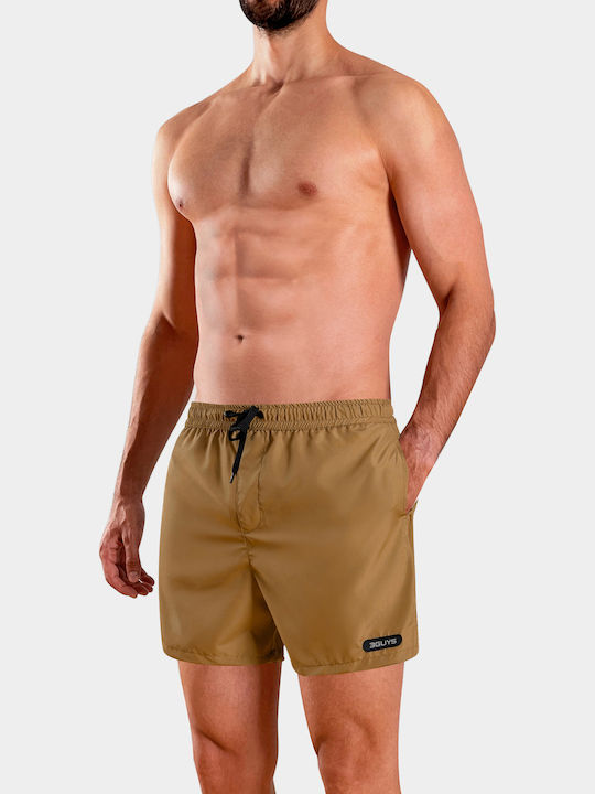 Men's Swim Shorts Beige