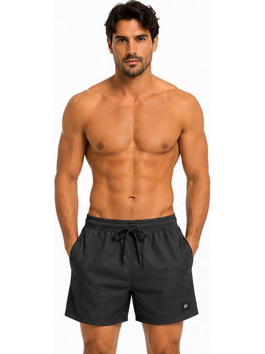 Men's Swimwear Shorts Black-Burgundy-Navy-Dark Grey