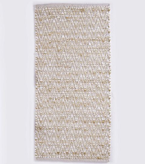 Rythmos Mandel Teppich Rechteckig Sommer Baumwolle 02 Beige