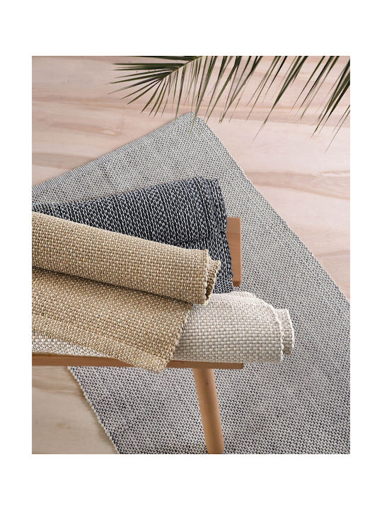 Rythmos Arecibo Rug Rectangular Cotton Dark Gray