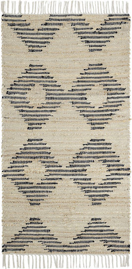 Nima Dune Χαλί Ορθογώνιο Μπεζ, Μαύρο 70x140cm