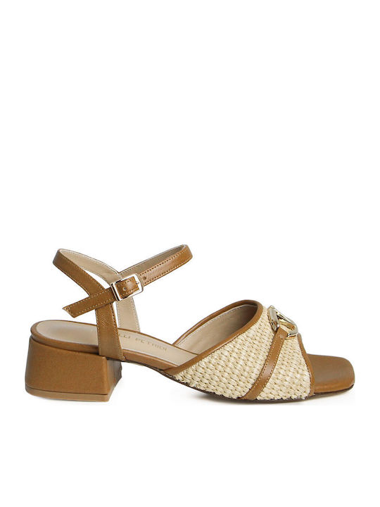 Leather Tabac Brown Sandals