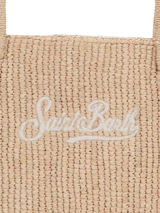 Damenhandtasche aus Rattan Tote Handtasche Beigefarbe