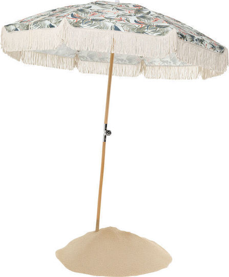 Umbrelă Rotundă Din Aluminiu Hawaii Leaf Multicolor Φ2xÎ2.26m